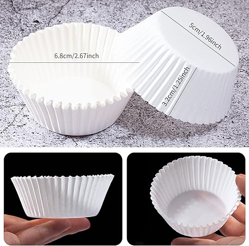 caissettes cupcake 1000moule cupcake caissettes muffins caissette papier moule à muffin papier cuisson standard 6,8cm 3,2cm - Nail Gallerys