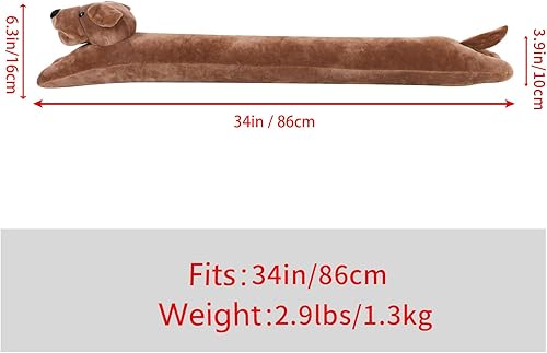 Butée de porte pour bas de porte, joli butée de porte décorative, butée de porte lourde, bloqueur de courants d'air, bloqueur de fissures de porte lesté pour blocage du bruit, chien vieilli - Nail Gallerys