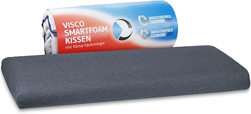 Oreiller Ergonomique HADAR Low Quickdry | pour Dormir sur Le Ventre | Coussin Cervical orthopédique | Mousse Viscoélastique | Housse avec thermorégulation et à séchage Rapide - Nail Gallerys