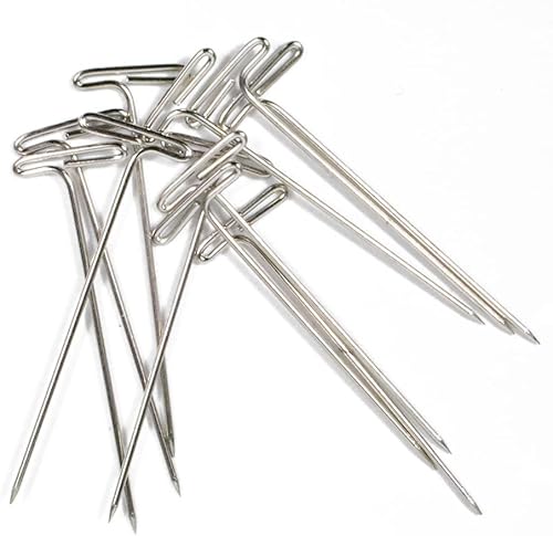 JIHUOO Lot de 100 épingles en métal de 54 mm pour perruque, longues épingles à coudre, épingles à tricoter, épingles à coudre, épingles à cheveux, épingles à coiffer - Nail Gallerys