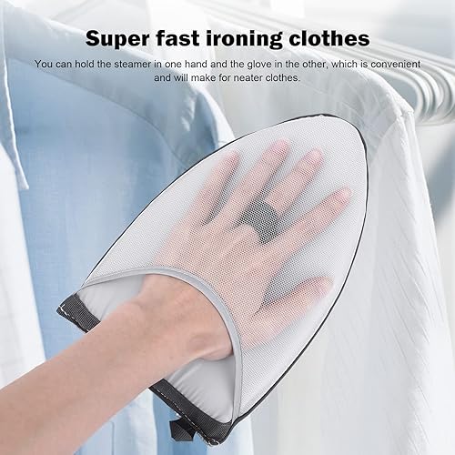 Junerain Gants de Repassage Résistants à la Chaleur, Anti-Vapeur, Protection Complète Avec Boucle de Doigt - Accessoires de Défroisseur pour Vêtements - Nail Gallerys