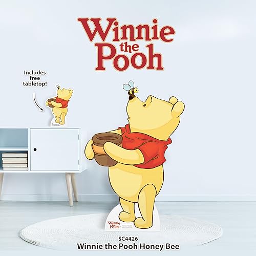 Star Cutouts SC4426 Winnie l'ourson Honey Bee – Découpe en Carton – Thème Winnie l'ourson – Cadeau – Décoration – Produit sous Licence Officielle - Nail Gallerys