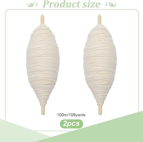 FREEBLOSS 2 écheveau de Fil Sashiko 220 mètres Fil à Broder en Coton Blanc Pur Fournitures pour Kit de Broderie et de Matelassage Japonais - Nail Gallerys