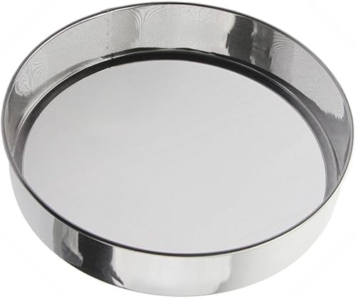 Tamis à farine en acier inoxydable à mailles fines de 10 cm, parfait pour saupoudrer le cacao ou le sucre (A) - Nail Gallerys