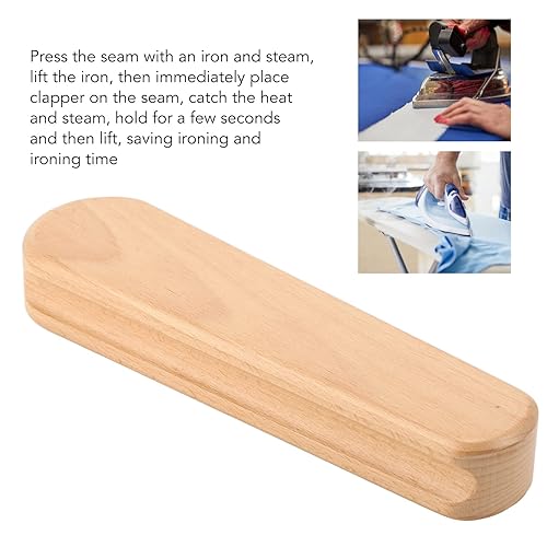 Clap de tailleur, sûr et respectueux de l'environnement, en bois de hêtre simple à utiliser pour les vêtements, les couturiers pour la broderie - Nail Gallerys