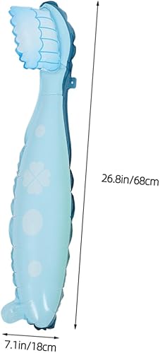 TOPPERFUN 2pièces Ballon De Brosse À Dents Géant Pour Garçon Fille Décoration De Fête Amusante Et Outil Pédagogique Matériau Doux Et Sûr Rose Bleu - Nail Gallerys