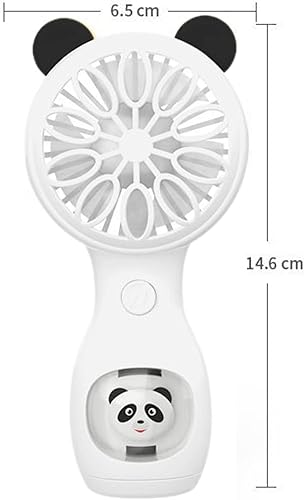 VALINK Mini ventilateur portable alimenté par piles, vitesse du vent réglable pour enfants, maison, extérieur, bureau, école, voyage - Nail Gallerys