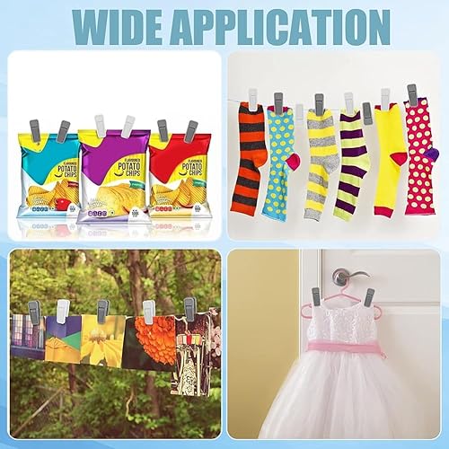 Wernfale Pinces en Plastique pour Vêtements de, Pinces en Plastique Solide pour Cintres, Pinces Polyvalentes pour Cintres en Velours Blancs. - Nail Gallerys