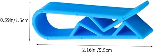 VINTORKY 24 Pièces Attache pour Poubelle Agrafe à Poubelle ordures Acier Support de Poubelle poubelles de Cuisine bac Clips poubelles Porte- Poubelle Poubelle Plastique Blue - Nail Gallerys