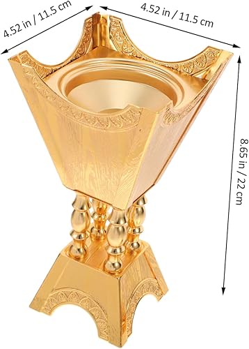 FUTUREORYY Encensoir Arabe Bakhoor Brûleur D' Brûleurs Bukhoor Alliage De Zinc Doré - Nail Gallerys