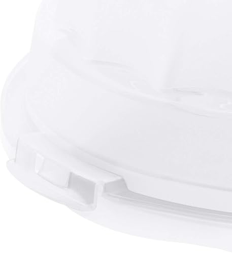 Rotho Fresh Conteneur à gâteaux pour Gugelhupf avec capot et poignée de transport, Plastique (PP) sans BPA, blanc/transparent, (30.5 x 28.5 x 17.5 cm) - Nail Gallerys