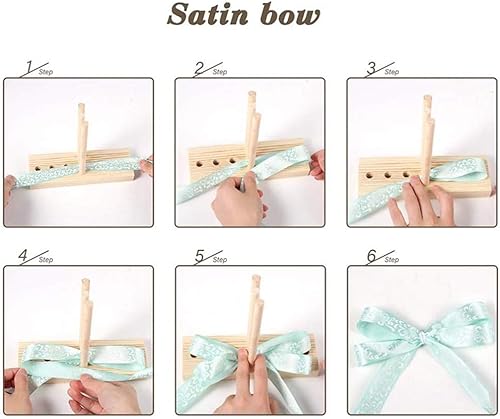 Flisdtry La machine à arc en bois est utilisée pour offrir des nœuds, des décorations de fête, des corsages, des couronnes et divers travaux manuels - Nail Gallerys