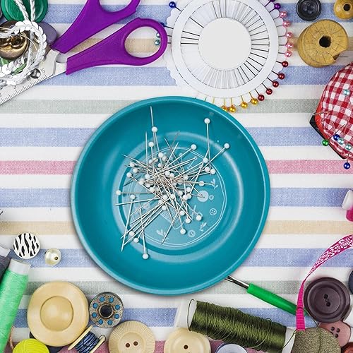 Botiniv Support magnétique pour épingles,Coussin à épingles à Coudre magnétique avec 150 épingles à tête - Accessoires d'pièces aimantées universelles pour Petites pièces et Outils - Nail Gallerys