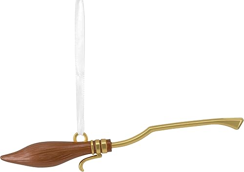 Hallmark Nimbus 2000 Ornement en métal de qualité supérieure, bâton à Balai Harry Potter, décoration d'arbre Harry Potter, décoration de Noël à Suspendre, Cadeaux pour Noël - Nail Gallerys