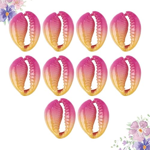 EXCEART 10pièces Boucles Oreilles De Décorations Pendantes Colorées Dégradées Accessoires Pour Femmes Bracelets Et Chevillères Sans Trou Rose-jaune - Nail Gallerys