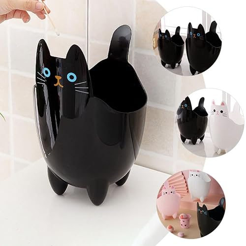 TOPBATHY Poubelle Poubelle De Chat Mignon Poubelle De Bureau Petite Corbeille À Papier De Table Corbeille À Papier Seau De Rangement D'articles Divers Pour Salle De Bain Chambre Bureau - Nail Gallerys