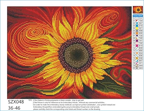 Awesocrafts Kit de broderie au point de croix avec motif loup et attrape-rêves - Motifs faciles - Kit de broderie au point de croix (loup) - Nail Gallerys