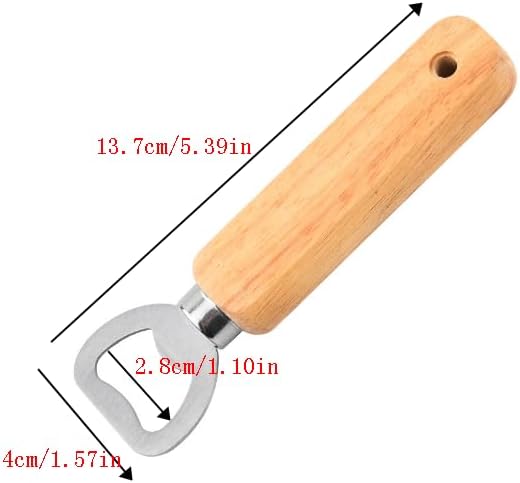 Lot de 15 Ouvre-bouteilles en Bois Personnalisables - Pour la Fête des Pères - Cadeau d'Anniversaire pour Homme - Nail Gallerys