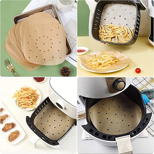 EHIOG 100 Feuilles 15 x 15 cm Papier cuisson, Papier sulfurisé de Style Journal Vintage, Emballage Alimentaire pour Camping Frites Burger Pizza Pain Sandwich - Nail Gallerys