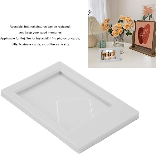 Cadre Photo 9x6cm, Support Classique de Bureau Rectangle en Plastique Cadre Photo Affichage Images 5.4x8.6cm pour la Série Mini, comme pour Mini8, 9, 7S, 25, 70,(Avocat - Nail Gallerys