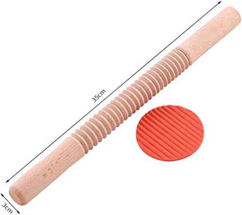 Rouleau à pâtisserie, rouleau à pâtisserie en bois, rouleau à pâtisserie en relief, pour faire des spaghettis et nouilles - Nail Gallerys