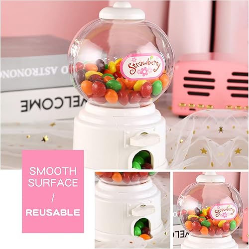 Hapivida Jeu D'imitation Distributeur de Bonbon, Mini Machine à Bonbons, Cadeaux de Machine de Stockage de Tirelire de Distributeur de Chewing-Gum pour Enfants Enfants(Blanc) - Nail Gallerys