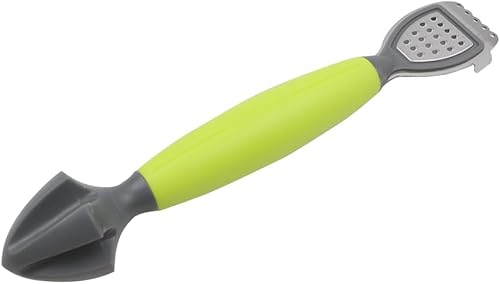 Alnicov Outil de Barre de zesteur de Citron 3 en 1, zesteur d'agrumes, de Citron Vert, alésoir et râpe avec Une poignée Douce au Toucher, Compact pour Un Rangement Facile et Passe au Lave-Vaisselle - Nail Gallerys