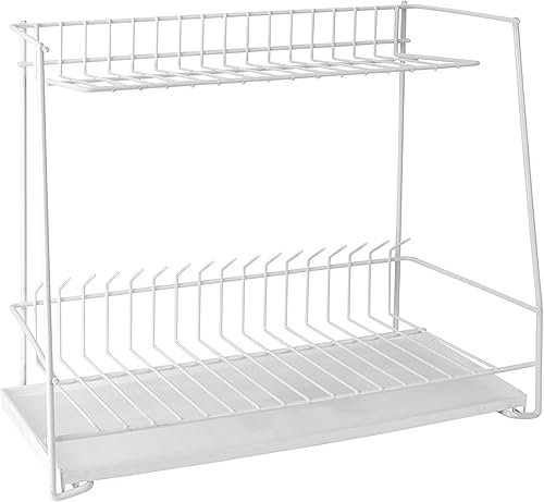 Metaltex - Égouttoir 2 Niveaux - Lagon - Nail Gallerys