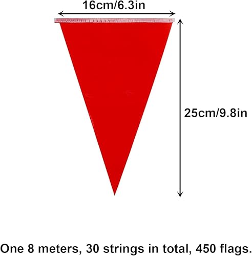 WOOLUCK 900 Pcs Multicolor Pennant Banner, 480M Fanion Bannière Multicolore Fanions, Nylon Drapeaux Fanion Triangle Banderole Coloré pour Fête Cérémonies Mariage et Jardin - Nail Gallerys