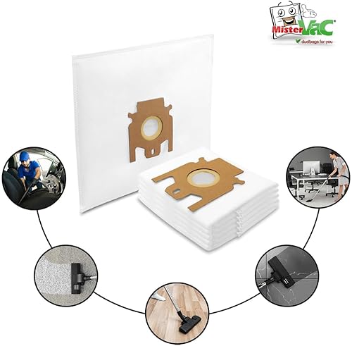 MisterVac | compatible avec les sacs d'aspirateur SG sacs de rechange 20 pièces Miele S 300 Tango Plus - Nail Gallerys