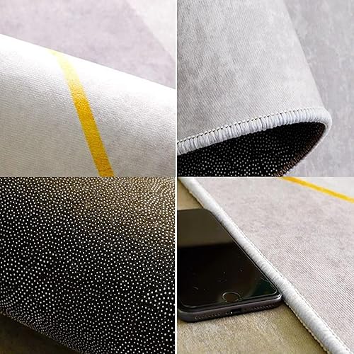 YUANWAN Tapis de Décoration 40 x 130 cm Dessous Antidérapant, Super Doux Tapis Moelleux Carpette pour Chambre Tapis Rectangle pour Cuisine, Buanderie, Chambre à Coucher, 2 - Nail Gallerys