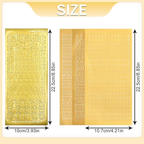 MOLZINY 8 Pièces Autocollants pour bougies Feuilles d'Autocollants Lettres Majuscules et Minuscules avec Chiffres Alphabet Étiquettes Stickers Bicolage pour Bougies Mariage Baptême Cartes de Vœux - Nail Gallerys