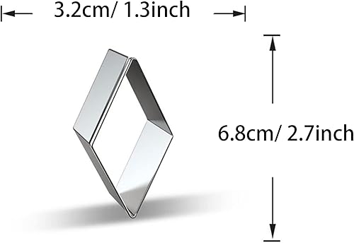 WDYJMALL Emporte-pièce en forme de losange - Nail Gallerys