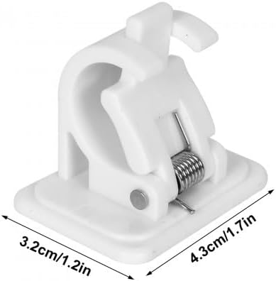 4 Pièces Support Tringle Rideaux Sans Percage, Supports de Tringle Auto Adhésifs, Support AméLioré Rideaux, Auto-Adhésifs Support Adhésif Tringle Rideaux, pour Rideaux Suspendus ou Porte-Serviettes - Nail Gallerys