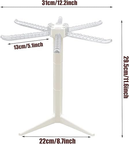 Pâtes Séchage Rack, Séchoir à spaghetti, Séchoir à Spaghetti, pour la Cuisine, Support de Rangement Facile pour Séchoir à Pâtes pour Usage Domestique (Blanc) - Nail Gallerys