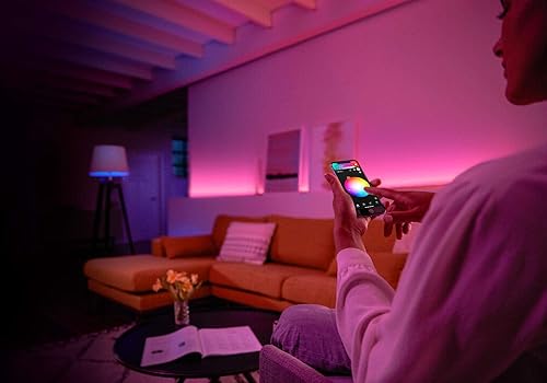 Philips Lighting 8718696485880 Hue Ampoule LED Connectée GU10 Verre Blanc 6,5 W - Nail Gallerys