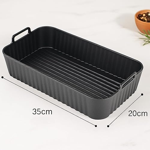 Moule en silicone compatible avec la friteuse à air COSORI Dual Blaze 10L Twinfry Antiadhésif, réutilisable, compatible avec le lave-vaisselle et le four Accessoire en silicone résistant jusqu'à 240°C - Nail Gallerys
