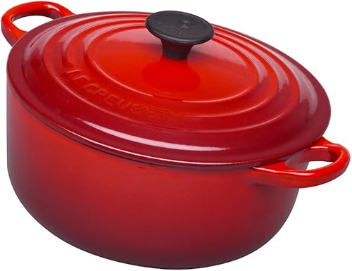 LE CREUSET Bräter Tradition rund 5.3 l kirschrot - Nail Gallerys