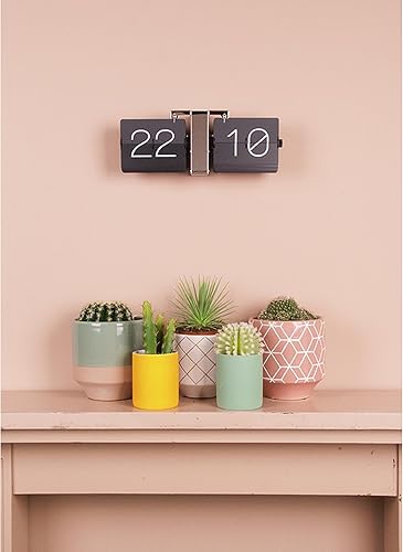 Karlsson KA5601BK No Case Horloge Murale Métal Noir 8.5 x 36 x 14 cm - Nail Gallerys