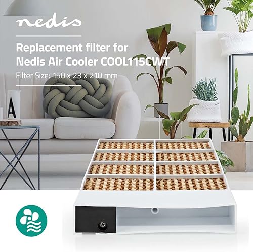 NEDIS Filtre de Remplacement pour Le Rafraîchisseur d'air COOL115CWT - Nail Gallerys