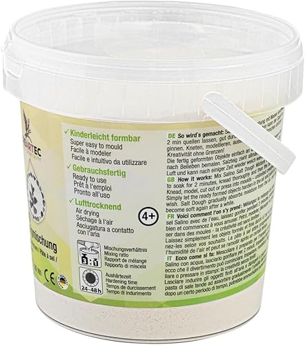 Pâte à sel Salino, 1 kg, Nature - Nail Gallerys