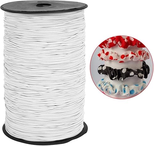 Corde élastique, 1,5 mm 500 m Corde élastique ronde Corde élastique extensible Fil élastique élastique Corde élastique pour le camping Kayak Deck Crafting - Nail Gallerys