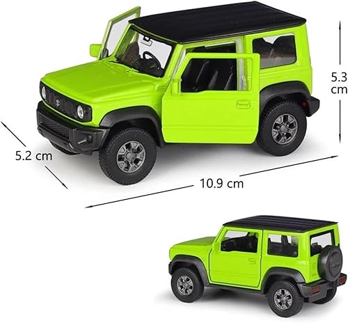 Voitures d'exposition Modèle de Voiture Jimny en métal moulé sous Pression, SUV Miniature, véhicule Tout-Terrain, Cadeau de Collection, 1/32 Collection ou Cadeau(Green) - Nail Gallerys