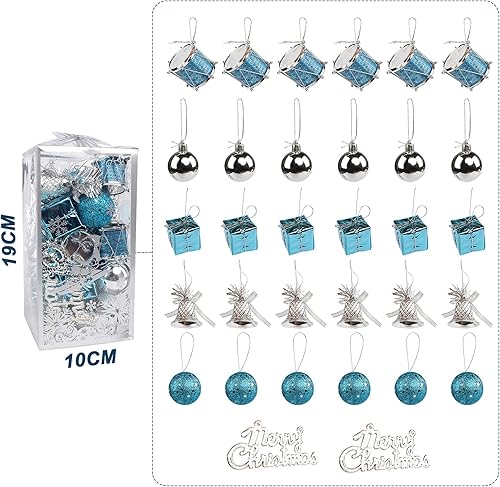 Yisscen Boules de noël Rouge doré, 32 Pièces Balles de Sapin de Noël Scintillante, Incassables Boule De Noël, pour Fête à La Maison Accessoires de Scène Mariage Ornements Décorations d'arbre - Nail Gallerys