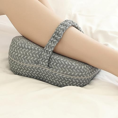 Oreiller de genou pour dormir sur le côté | Oreiller ferme et épais en mousse | Oreiller de positionnement de jambe doux en mousse pour anniversaire, Noël - Nail Gallerys
