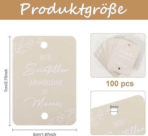100 Pcs Etiquette Mariage Cierge Faites Scintiller L'entrée des Mariés Cadeau Invites Décoration Mariage Cierge Magique Jeux Mariage Cadeau Decoration Mariagee Cadeau Mariage Invité Cierges Mariages - Nail Gallerys