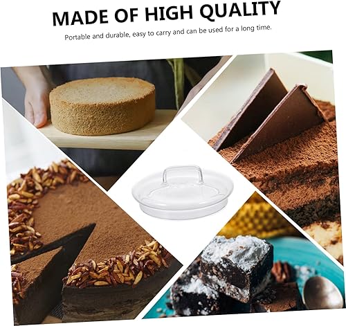 HOLIDYOYO 2 Pièces Couvercle En Verre Couvercles De Bocal Pots Conteneurs Couvercles De Bocaux Hermétique Apothicaire Pot De Nourriture Couverture Transparent Un Verre - Nail Gallerys