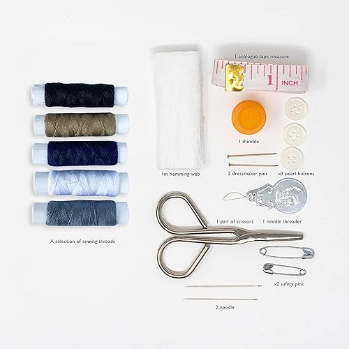 Korbond KD12654 Kit de Couture 15 pièces dans Un étui en PVC, Multicolore - Nail Gallerys