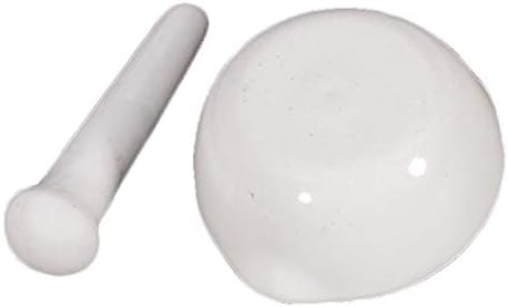 HiyyFloy Mini Ensemble De Mortier Pilon en Porcelaine, Broyeur D'herbes en Porcelaine, Bol De Broyage, Bol De Mélange De Cuisine pour Assaisonnements, Sésame, Herbes, Médicaments - Nail Gallerys