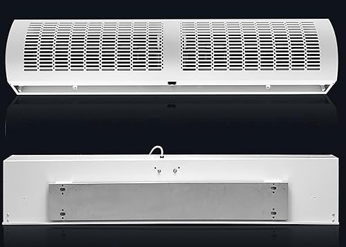 YDIJFLL Machine À Rideau d'air Ultra-Mince Et Silencieuse Commerciale, Machine À Rideau d'air Blanc avec Télécommande, Ventilateur Mural, Froid Chaud, Adapté à la Maison, au Bureau et à (Size:60CM) - Nail Gallerys